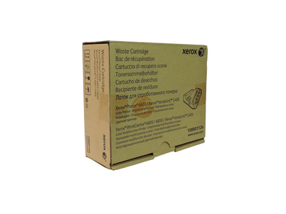 Caja de cartón del depósito de tóner residual original Xerox 108R01124 de Compras Perfectas para impresoras láser