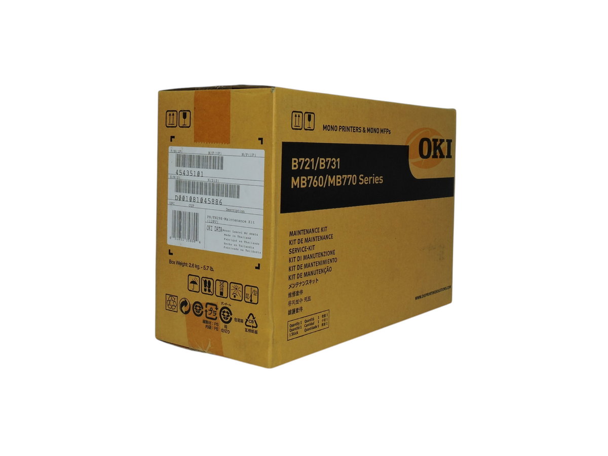 Caja de cartón del kit de mantenimiento de fusor original Okidata de Compras Perfectas para impresoras láser