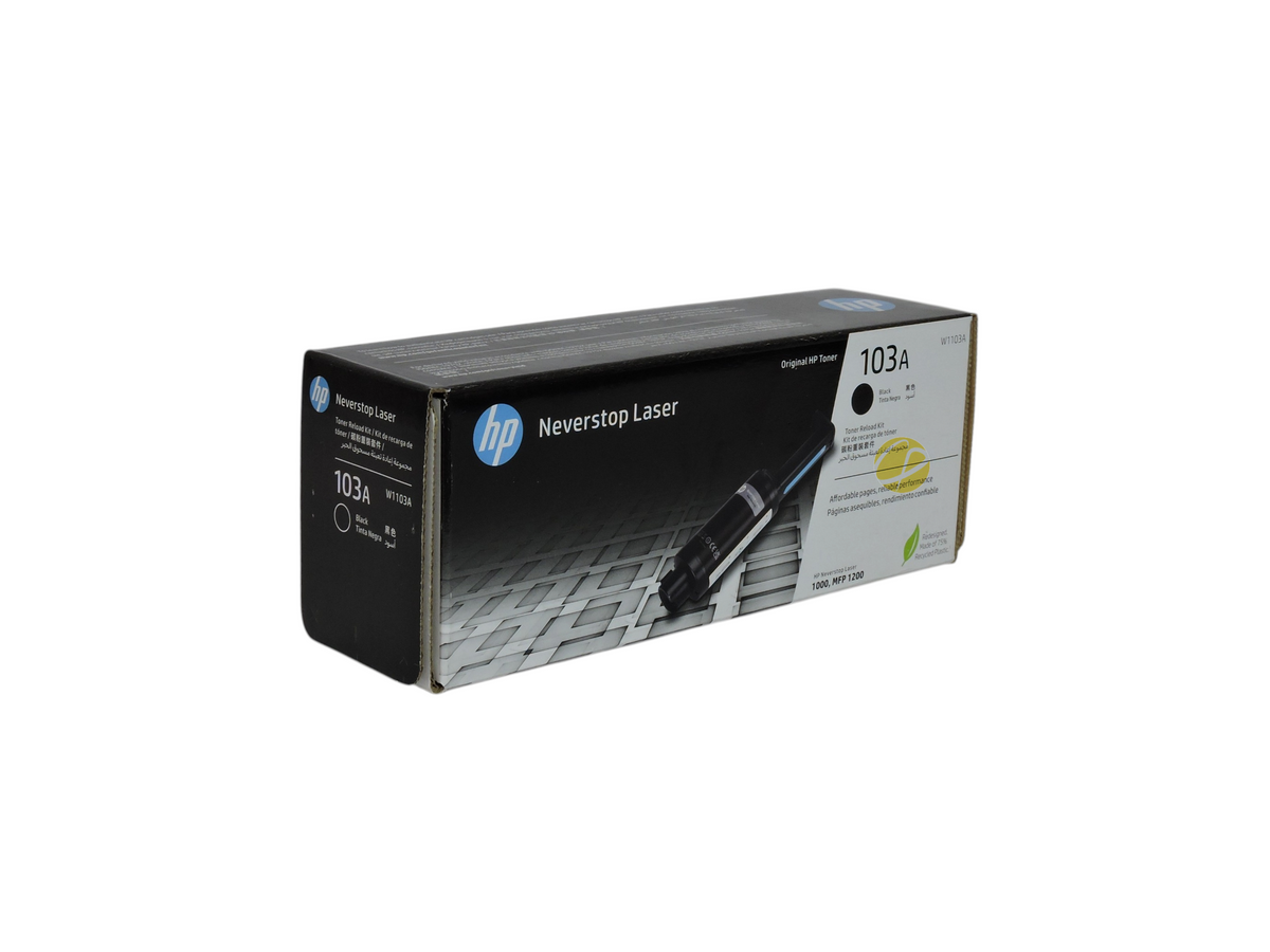 Caja de kit de recarga de tóner negro original HP 103A para impresoras Neverstop Laser de Compras Perfectas
