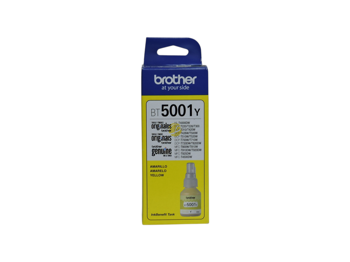 Cartucho de tinta amarilla original Brother BT5001Y de Compras Perfectas para impresoras InkBenefit Tank