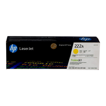 Cartucho de tóner amarillo original HP 222A de Compras Perfectas para impresoras láser Color LaserJet Pro