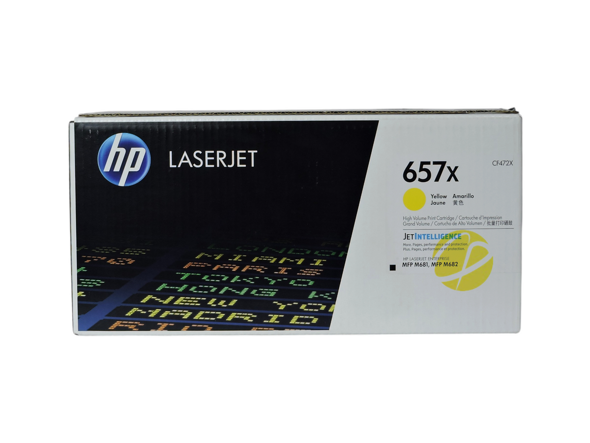 Cartucho de tóner amarillo original HP 657X de Compras Perfectas para impresoras láser LaserJet Enterprise