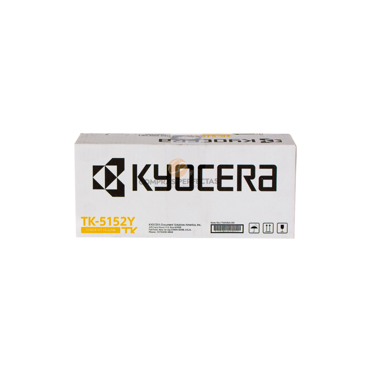 Cartucho de tóner amarillo original Kyocera TK-5152Y de Compras Perfectas para impresoras láser de alta precisión.