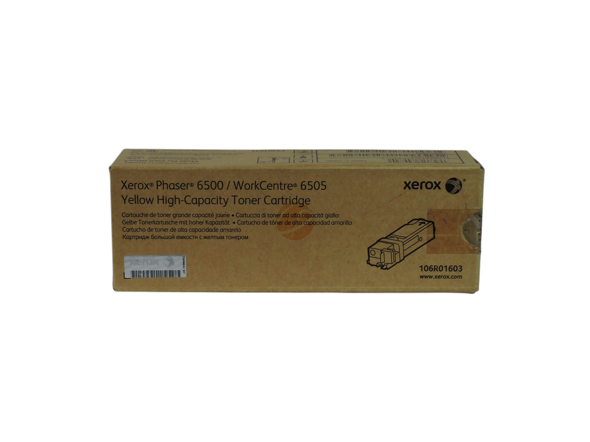 Cartucho de tóner amarillo original Xerox 106R01603 para impresoras Phaser 6500 de Compras Perfectas