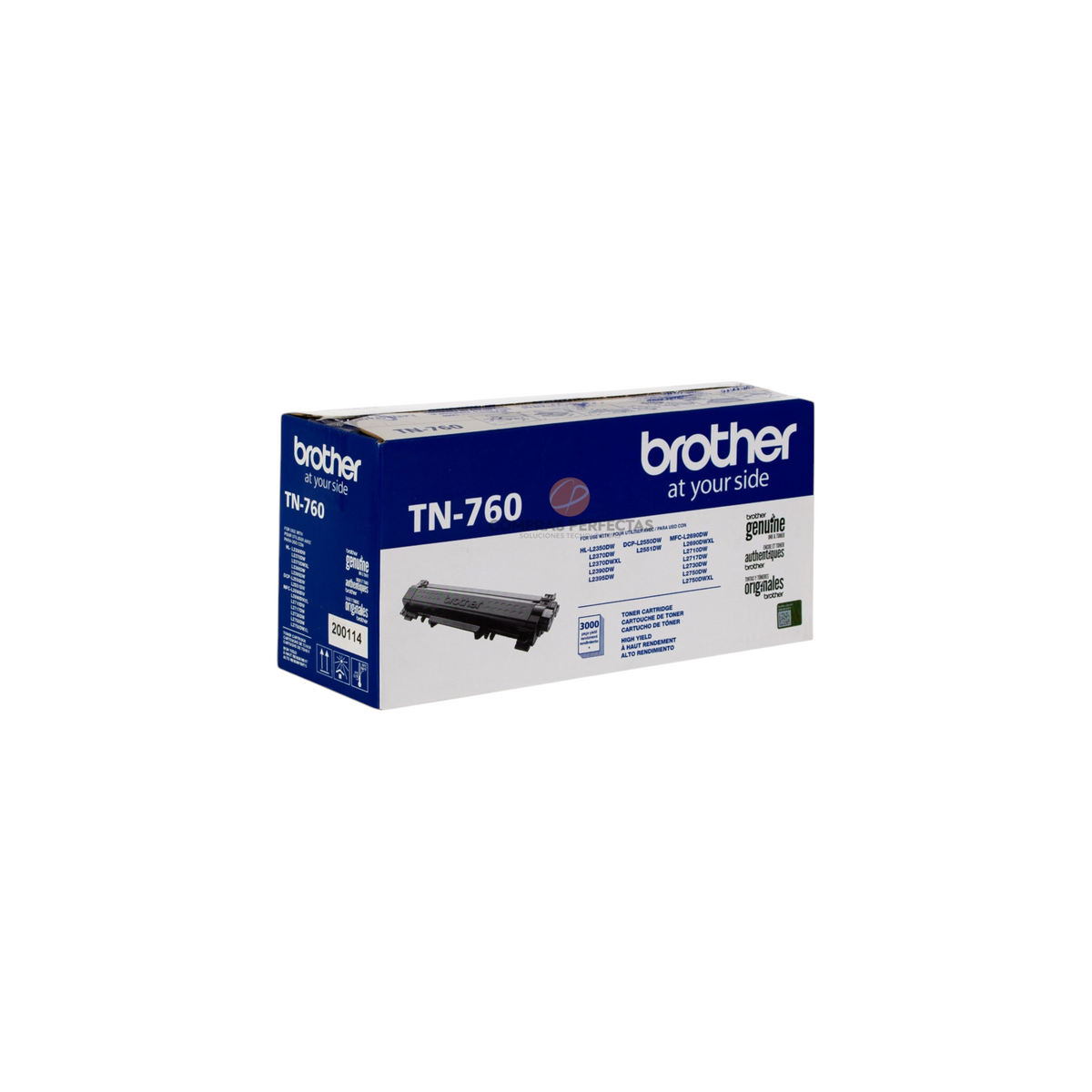 Cartucho de tóner negro original Brother TN-760 de Compras Perfectas para impresoras láser monocromáticas