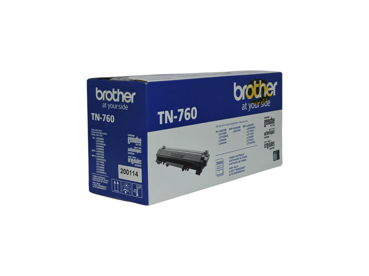 Cartucho de tóner negro original Brother TN-760 de Compras Perfectas para impresoras láser de alto rendimiento