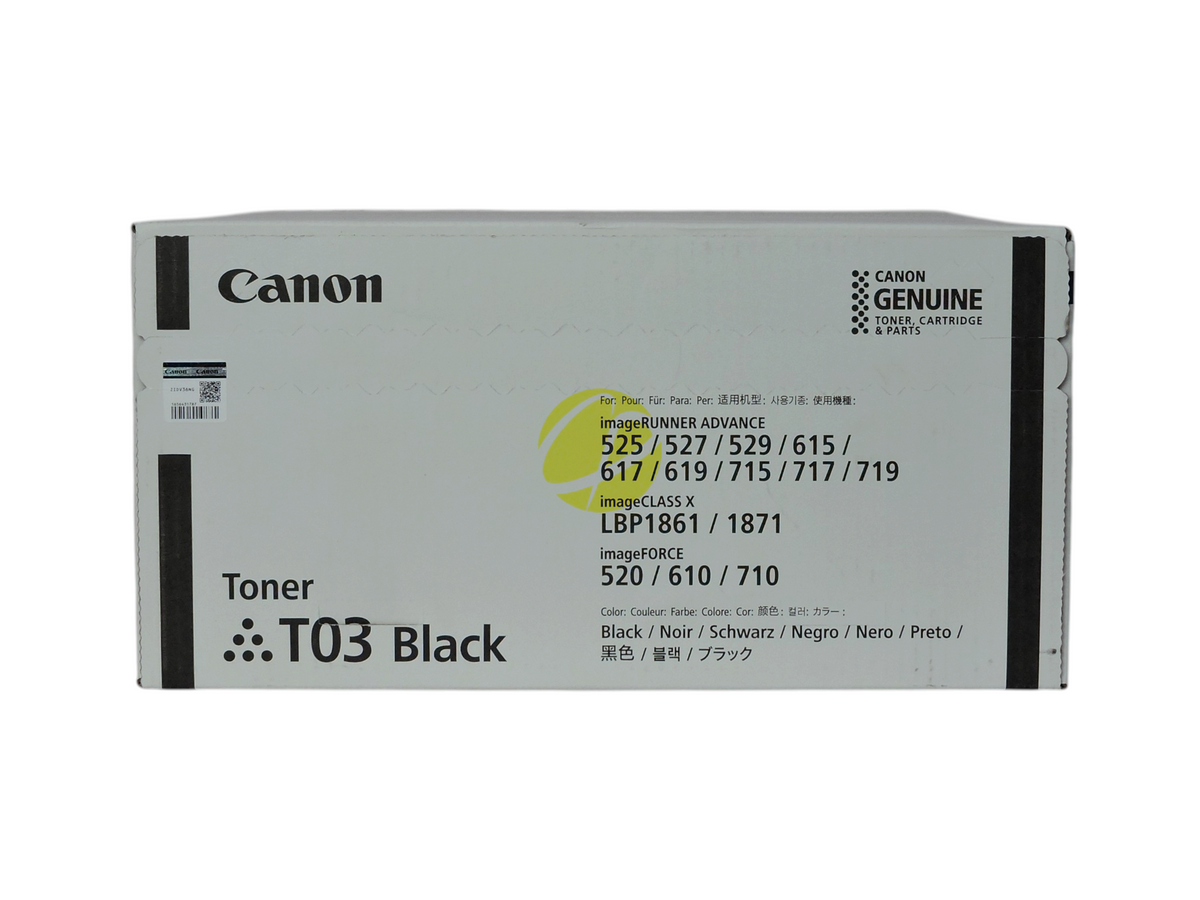 Caja de cartucho de tóner láser negro original Canon T03 de Compras Perfectas para impresoras imageRUNNER ADVANCE