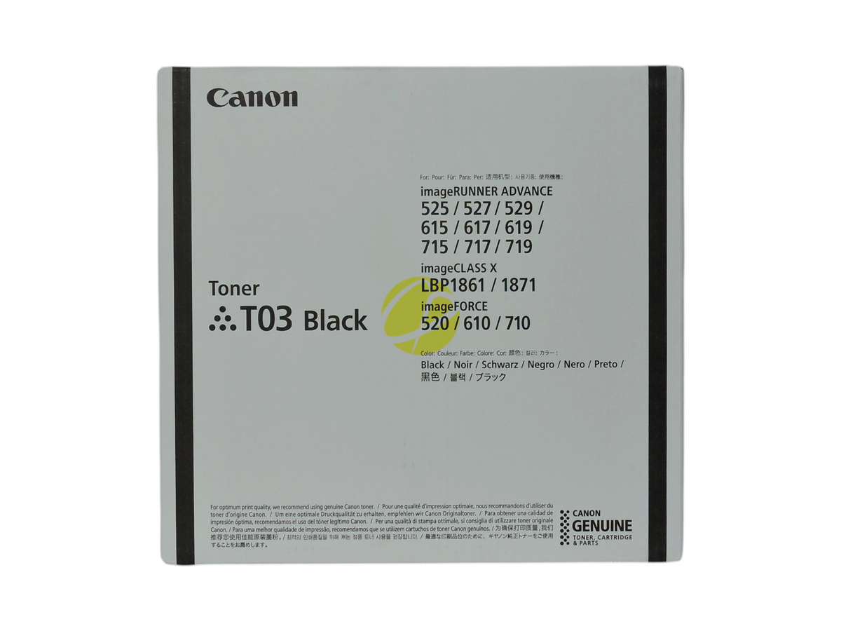 Caja de cartucho de tóner láser negro original Canon T03 para impresoras Compras Perfectas imageRUNNER ADVANCE