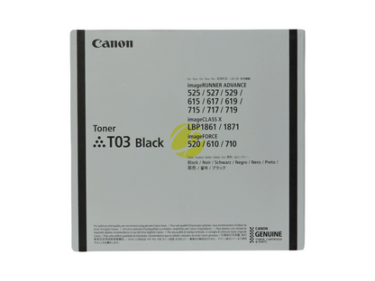 Caja de cartucho de tóner láser negro original Canon T03 para impresoras Compras Perfectas imageRUNNER ADVANCE