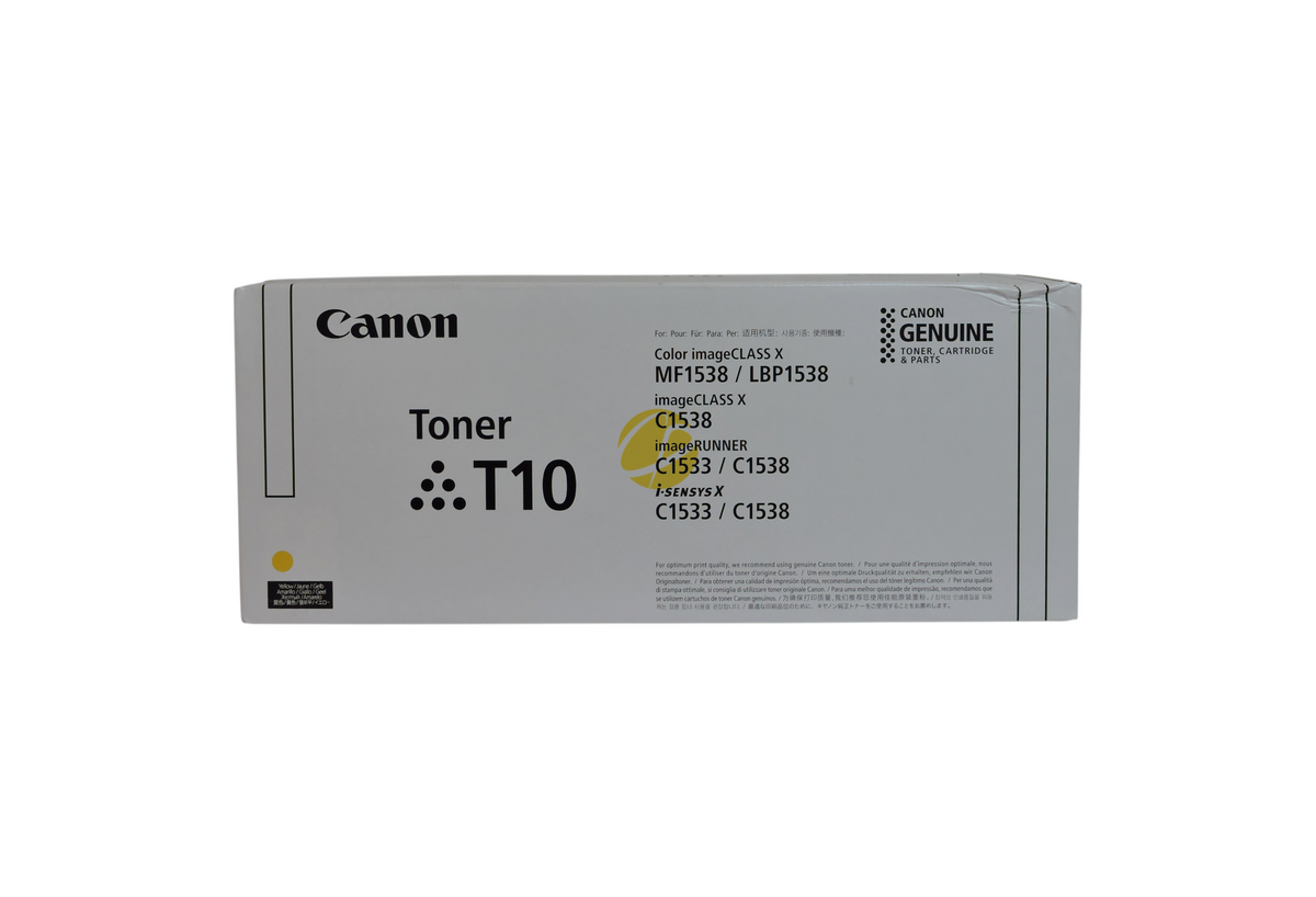 Cartucho de tóner amarillo original Canon T10 de Compras Perfectas para impresoras láser Canon