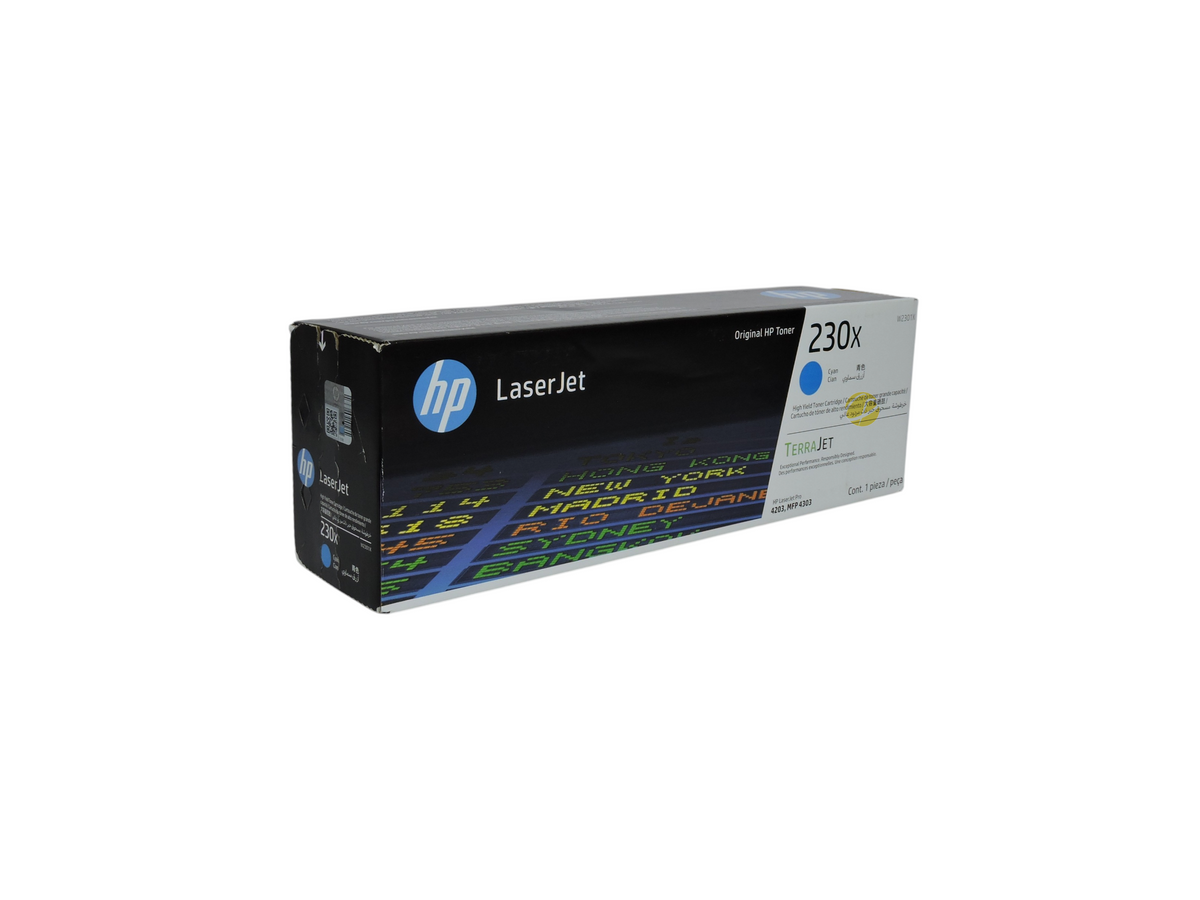 Cartucho de tóner cian original HP 230X de Compras Perfectas para impresoras láser con tecnología TerraJet