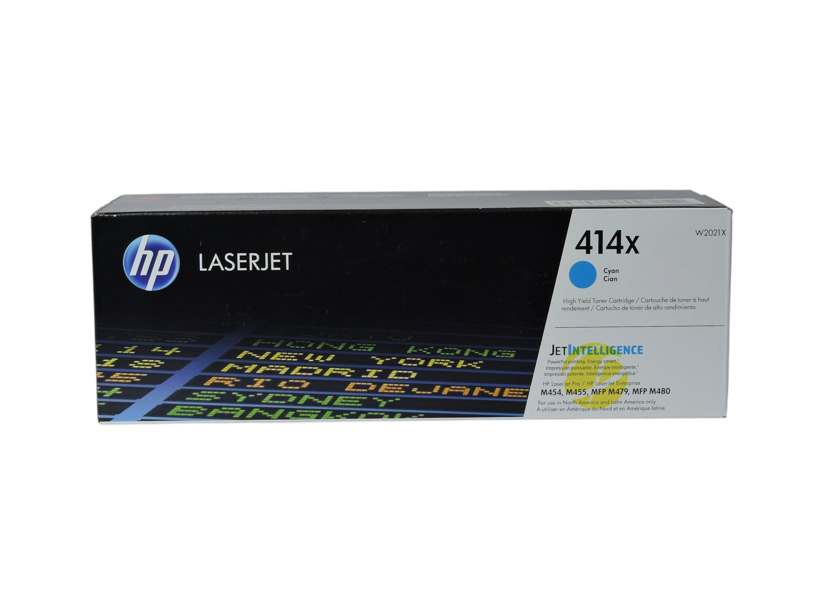 Cartucho de tóner cian original HP 414X de alto rendimiento para impresoras láser de Compras Perfectas