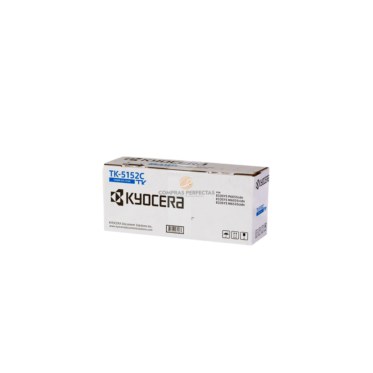 Cartucho de tóner cian original Kyocera TK-5152C de Compras Perfectas para impresoras láser ECOSYS