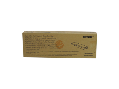 Caja de cartucho de tóner cian original Xerox 106R03534 de Compras Perfectas para impresoras VersaLink C400 y C405