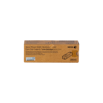 Caja de cartucho de tóner cian original Xerox para impresoras Phaser de Compras Perfectas