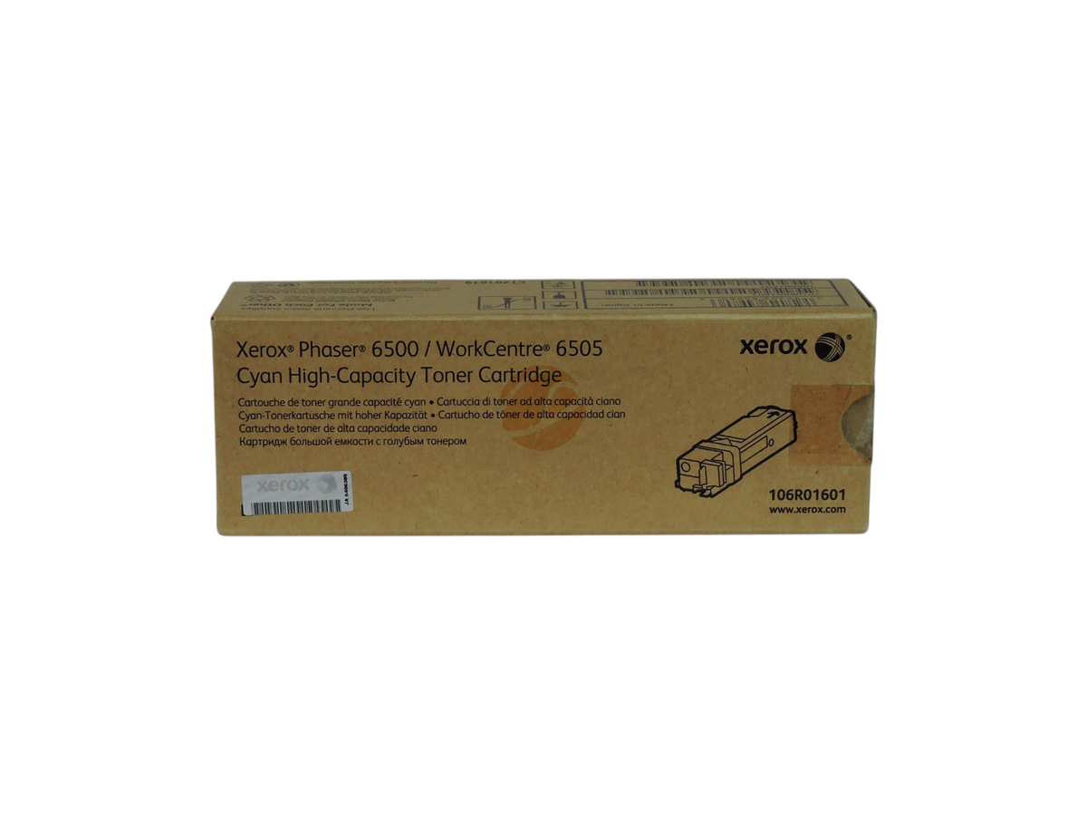 Cartucho de tóner cian original Xerox 106R01601 para impresoras Phaser y WorkCentre de Compras Perfectas