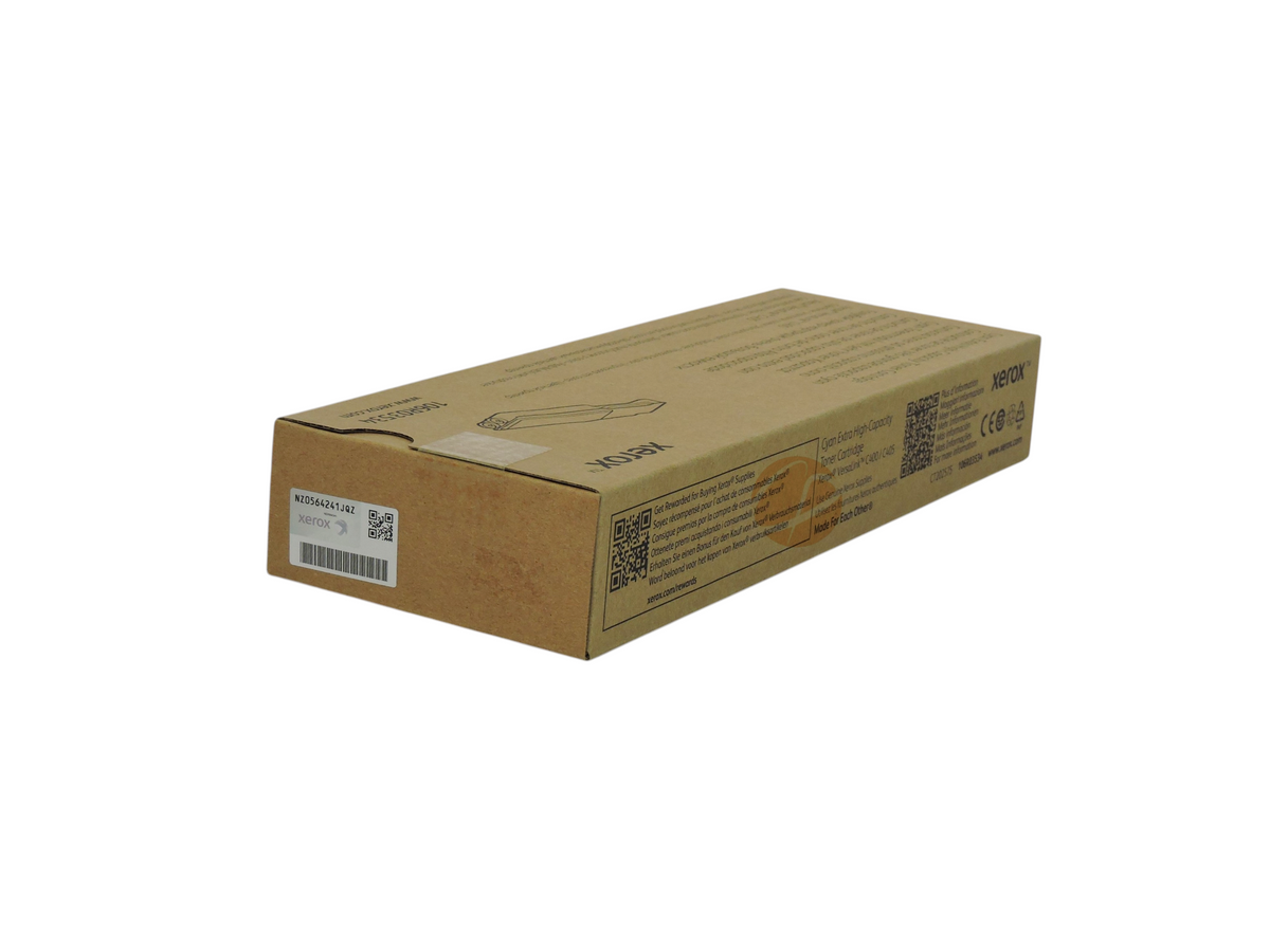 Cartucho de tóner cian original Xerox para impresoras VersaLink en caja de cartón de Compras Perfectas