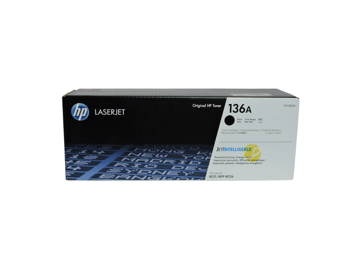 Cartucho de tóner negro original HP 136A W1360A para impresoras láser de Compras Perfectas