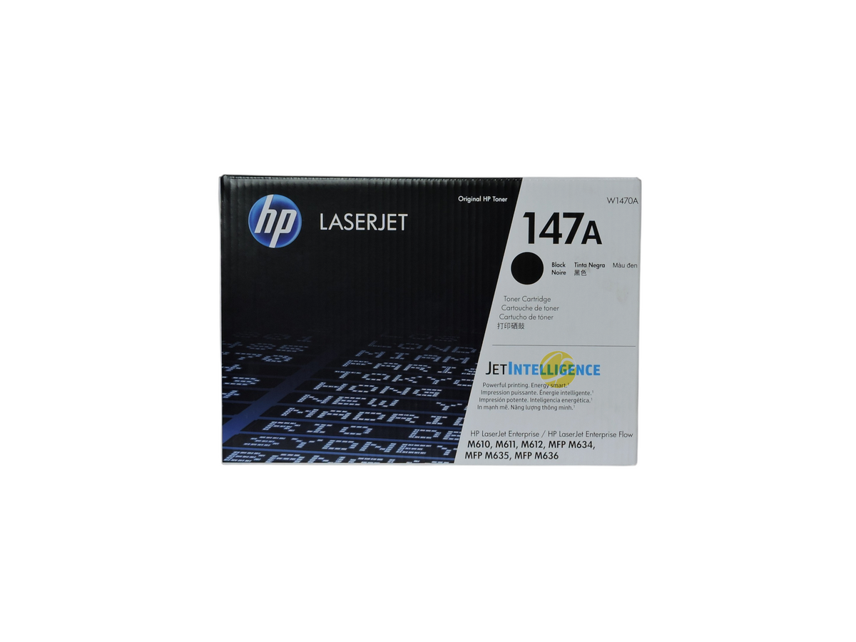 Cartucho de tóner negro original HP 147A de Compras Perfectas con tecnología JetIntelligence para impresoras LaserJet
