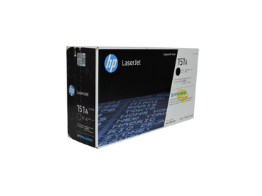 Cartucho de tóner negro original HP 151A para impresoras LaserJet de Compras Perfectas en su caja de empaque