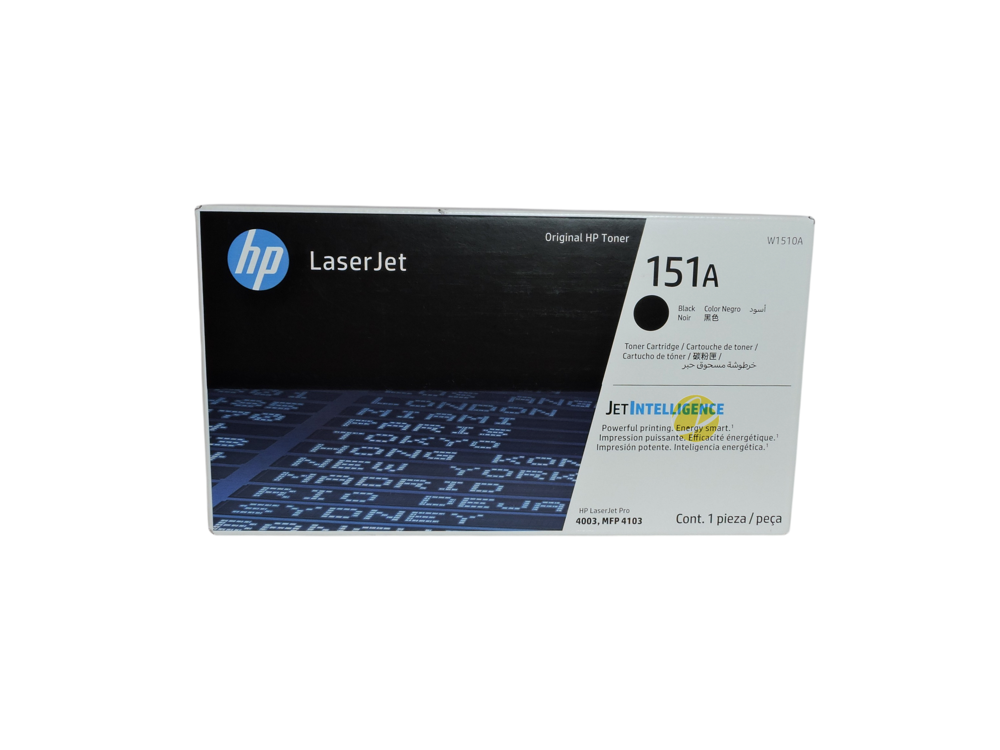 Caja de cartucho de tóner negro original HP 151A para impresoras LaserJet Pro de Compras Perfectas