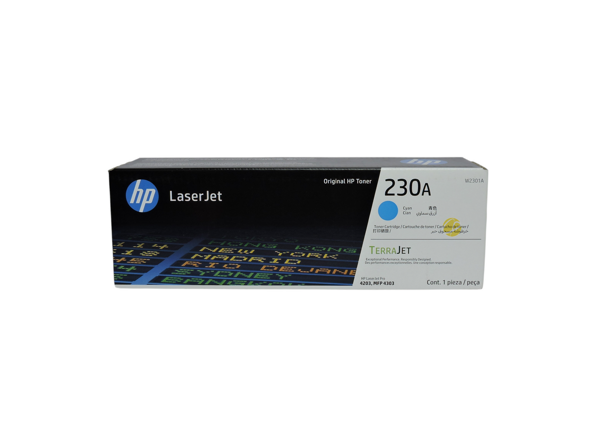 Cartucho de tóner cian original HP 230A para impresoras LaserJet de Compras Perfectas