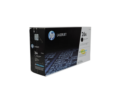 Cartucho de tóner negro original HP 26A de Compras Perfectas para impresoras LaserJet con tecnología JetIntelligence