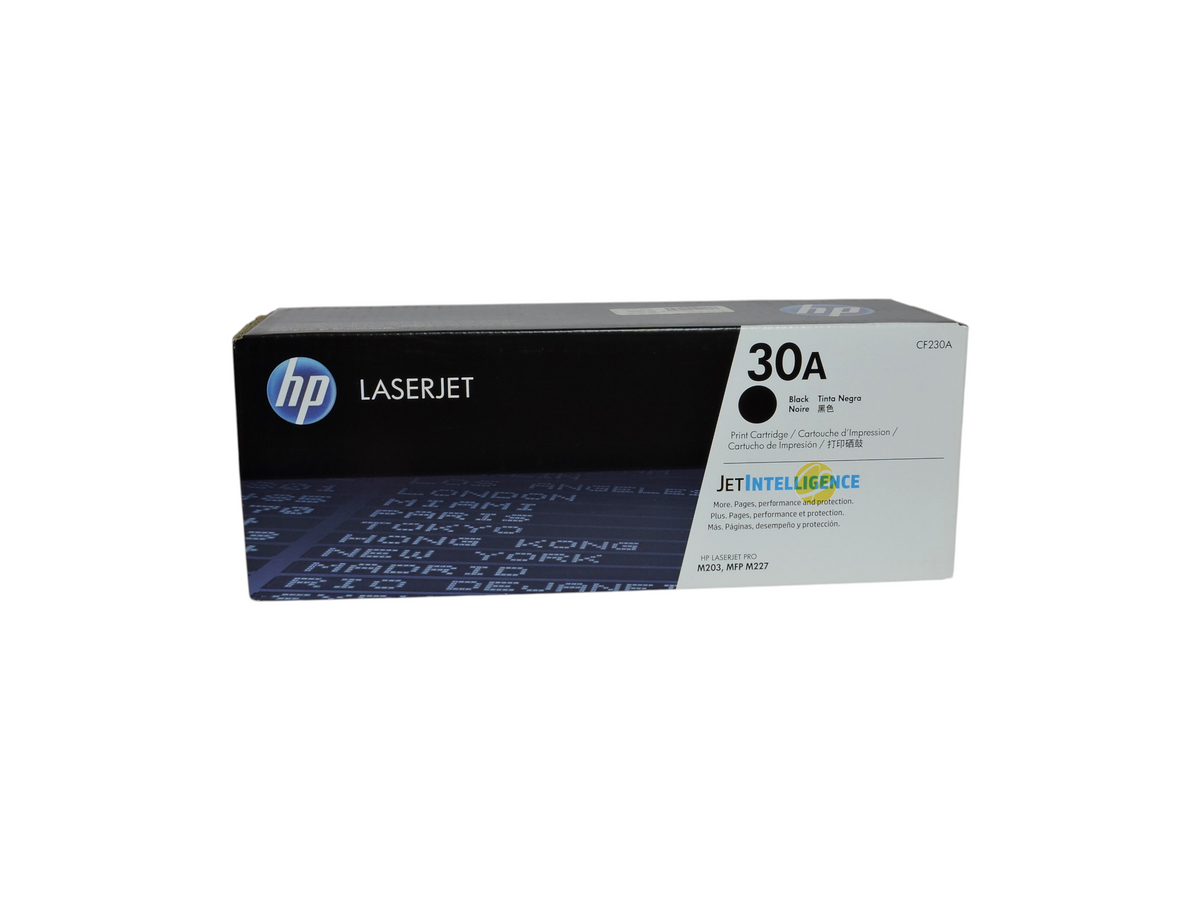 Caja de cartucho de tóner negro original HP 30A CF230A para impresoras láser de Compras Perfectas