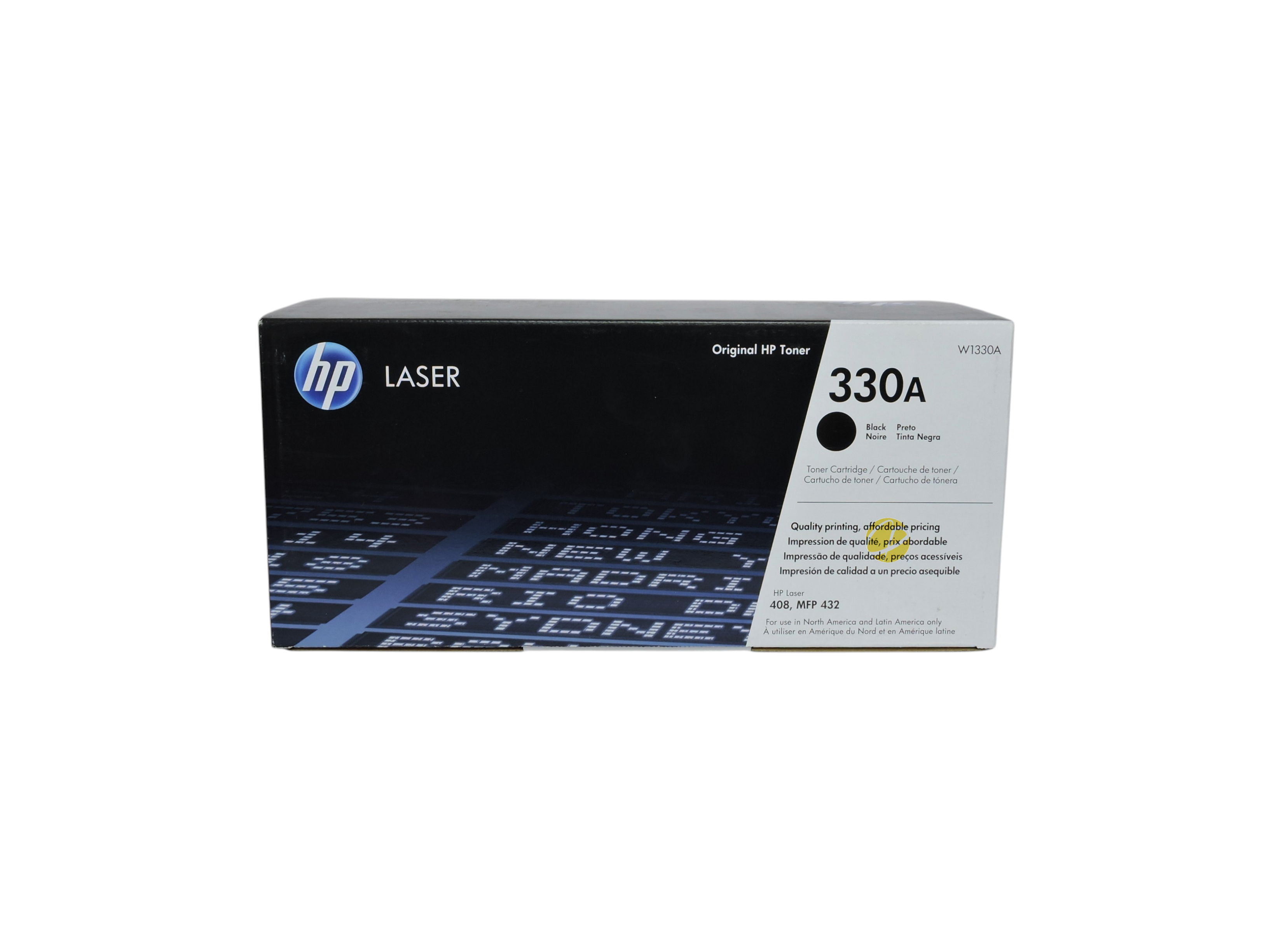 Caja de cartucho de tóner negro original HP 330A para impresoras láser de Compras Perfectas