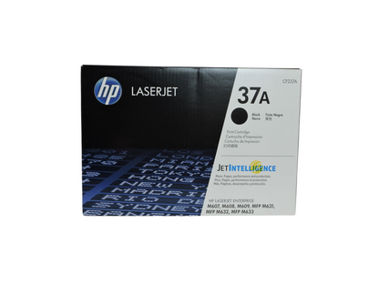 Caja de cartucho de tóner negro original HP 37A de Compras Perfectas para impresoras LaserJet Enterprise