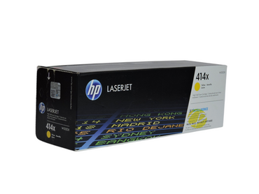 Cartucho de tóner amarillo original HP 414X de Compras Perfectas para impresoras láser con tecnología JetIntelligence