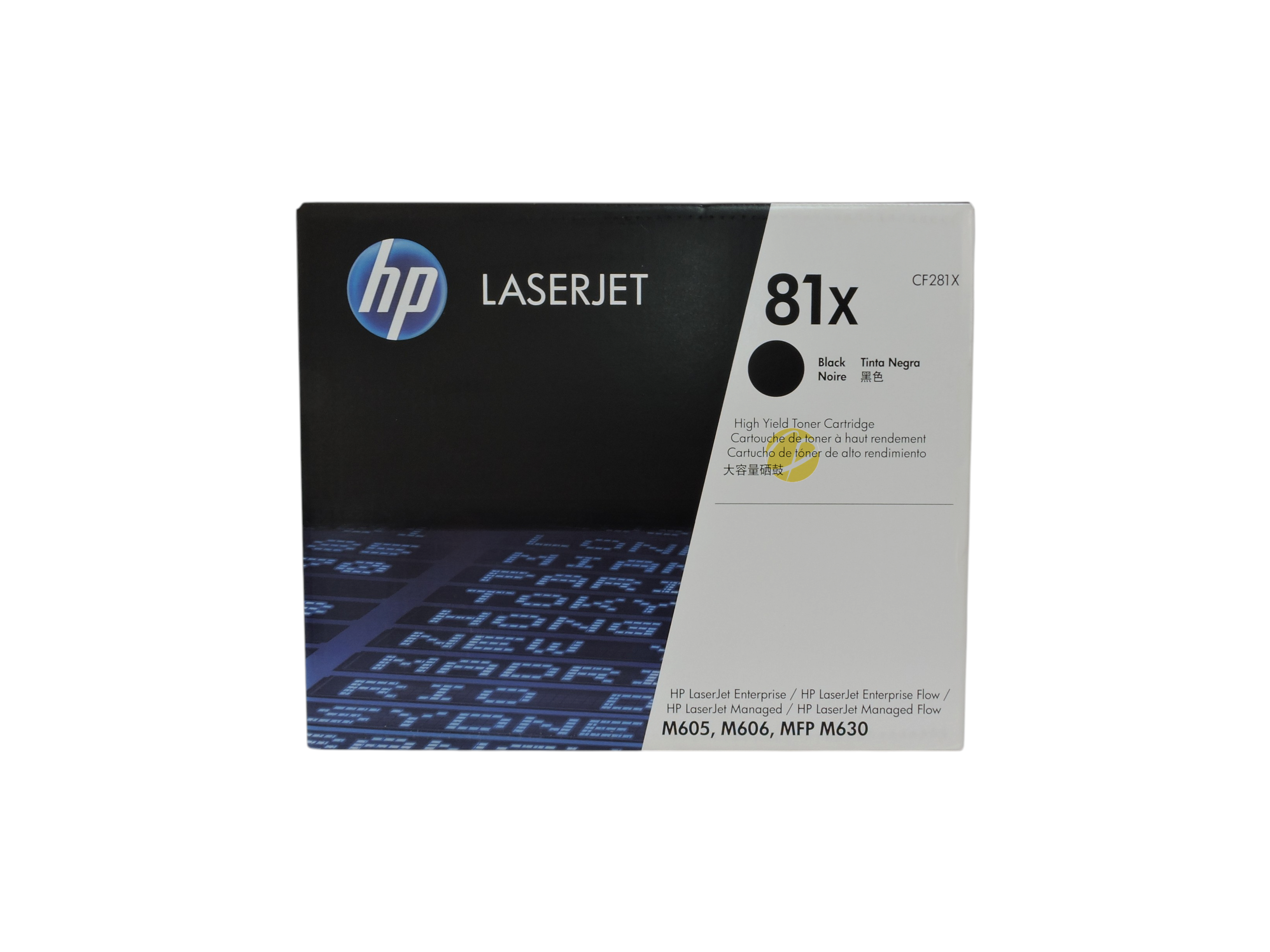 Cartucho de tóner negro original HP 81X de Compras Perfectas para impresoras LaserJet Enterprise M605 M606 y M630