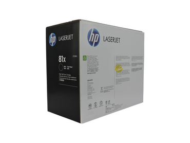 Caja de cartucho de tóner negro original HP 81X de Compras Perfectas para impresoras LaserJet Enterprise