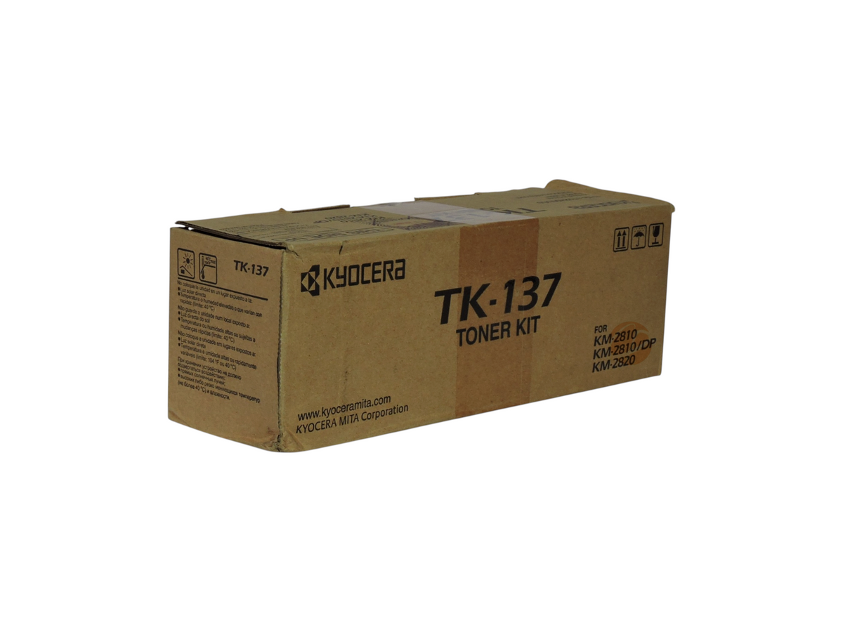 Caja de cartucho de tóner negro original Kyocera TK-137 de Compras Perfectas para impresoras láser monocromáticas