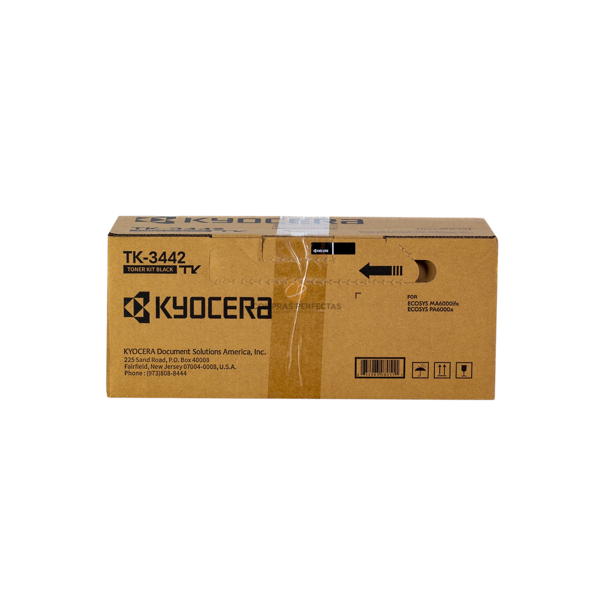Caja de cartucho de tóner negro original Kyocera TK-3442 de Compras Perfectas para impresoras láser ECOSYS