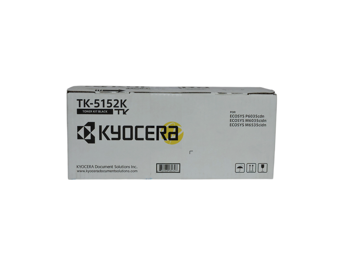 Cartucho de tóner negro original Kyocera TK-5152K para impresoras ECOSYS, vendido por Compras Perfectas