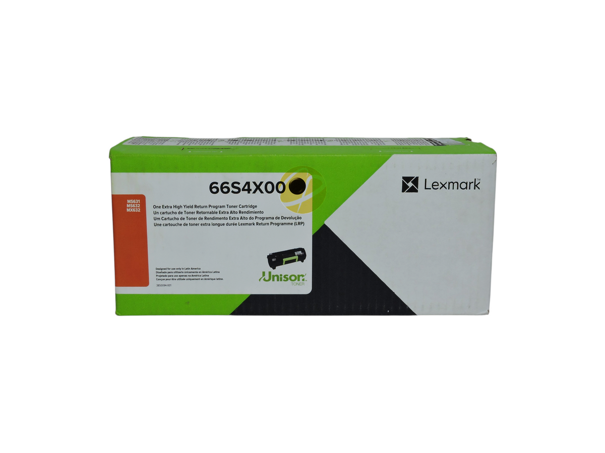 Cartucho de tóner negro original Lexmark 66S4X00 de Compras Perfectas para impresoras láser de alto rendimiento