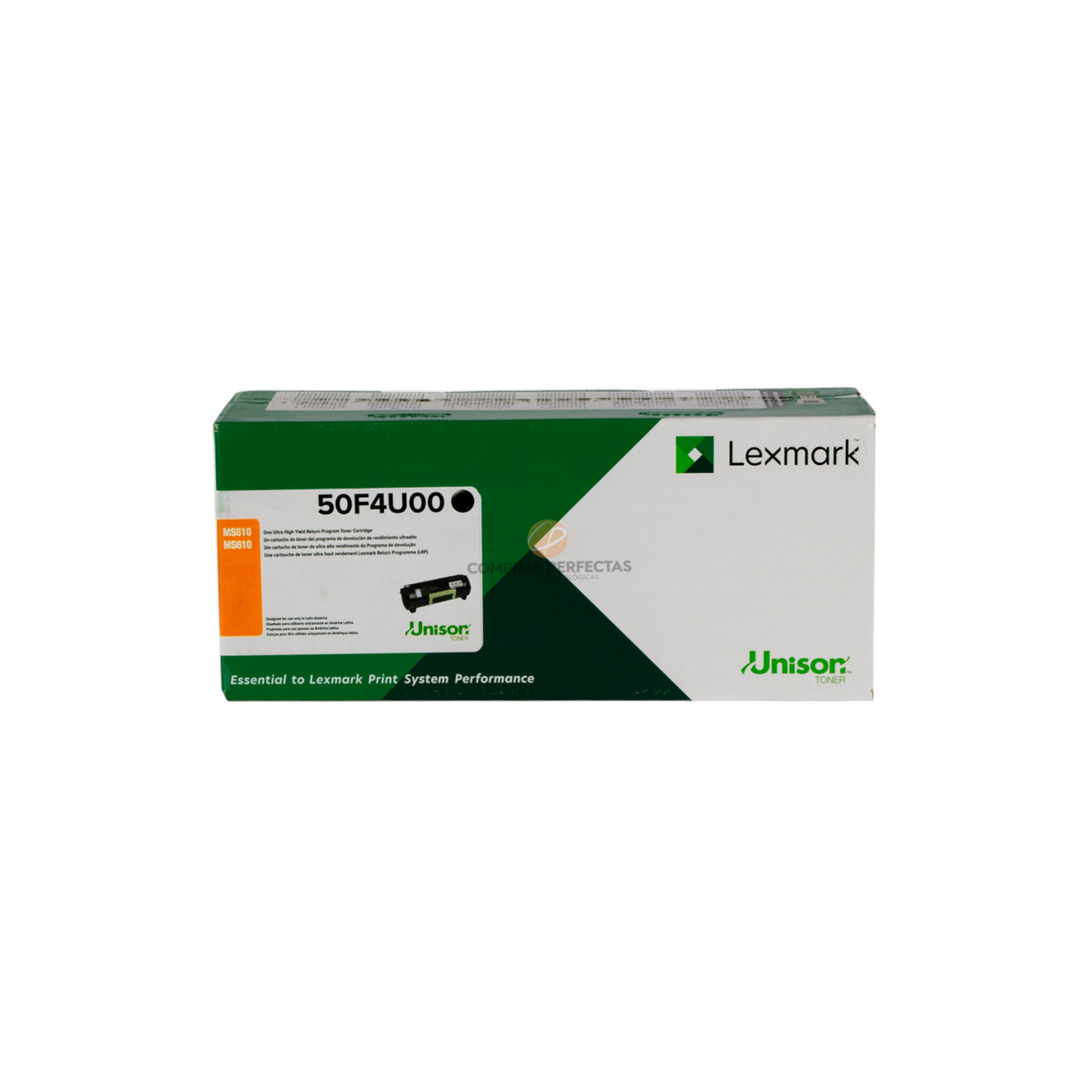 Cartucho de tóner negro original Lexmark 50F4U00 para impresoras MS510 y MS610 de Compras Perfectas