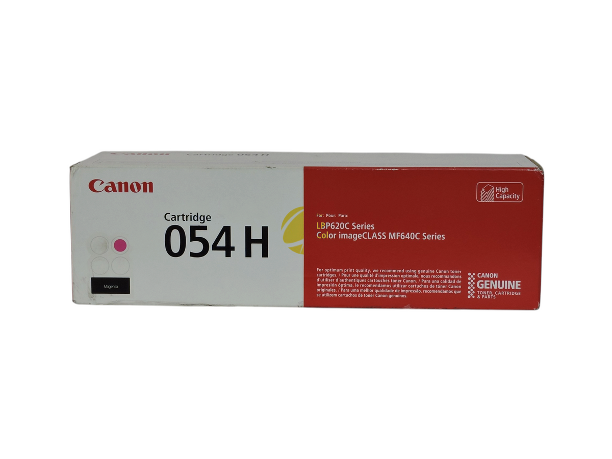 Cartucho de tóner magenta original Canon 054H de Compras Perfectas en su caja de alta capacidad