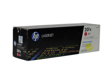 Cartucho de tóner magenta original HP 201X de Compras Perfectas para impresoras láser LaserJet Pro