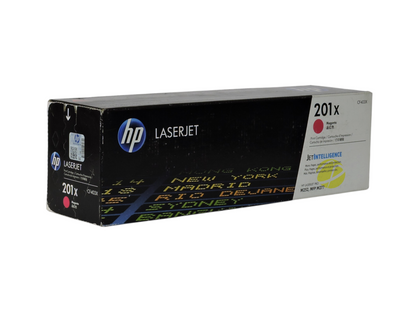 Cartucho de tóner magenta original HP 201X de Compras Perfectas para impresoras láser LaserJet Pro
