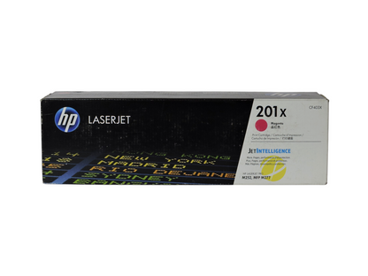 Caja de cartucho de tóner magenta original HP 201X CF403X de Compras Perfectas para impresoras láser
