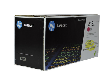 Cartucho de tóner magenta original HP 213A de Compras Perfectas para impresoras láser LaserJet Enterprise