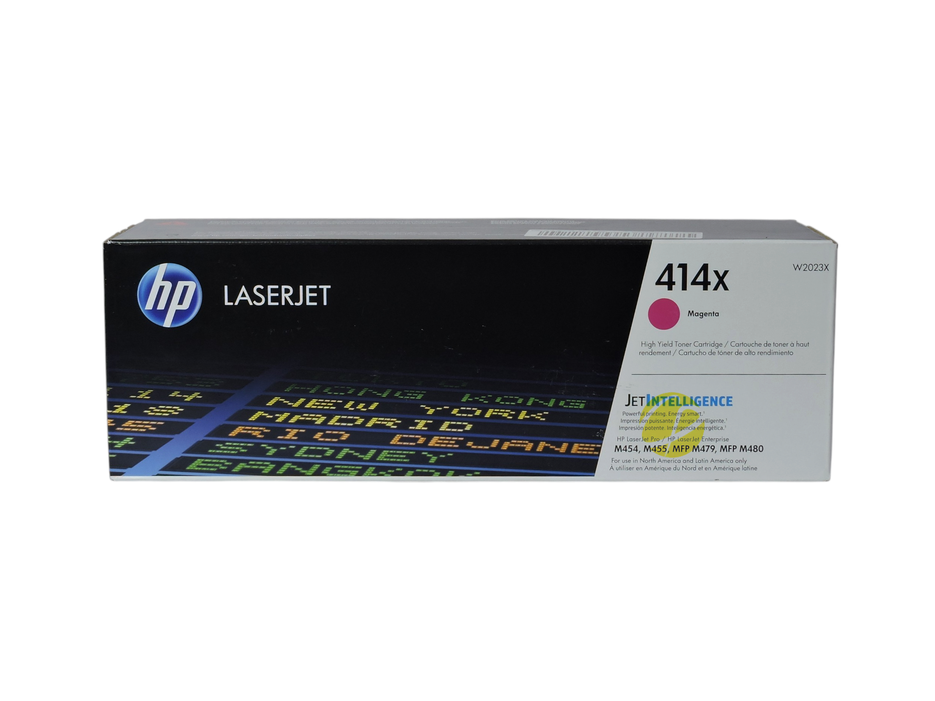 Cartucho de tóner magenta original HP 414X de Compras Perfectas para impresoras láser con tecnología JetIntelligence