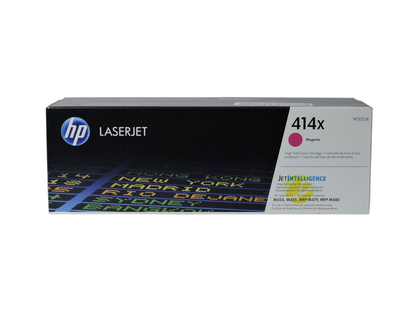 Cartucho de tóner magenta original HP 414X de Compras Perfectas para impresoras láser con tecnología JetIntelligence