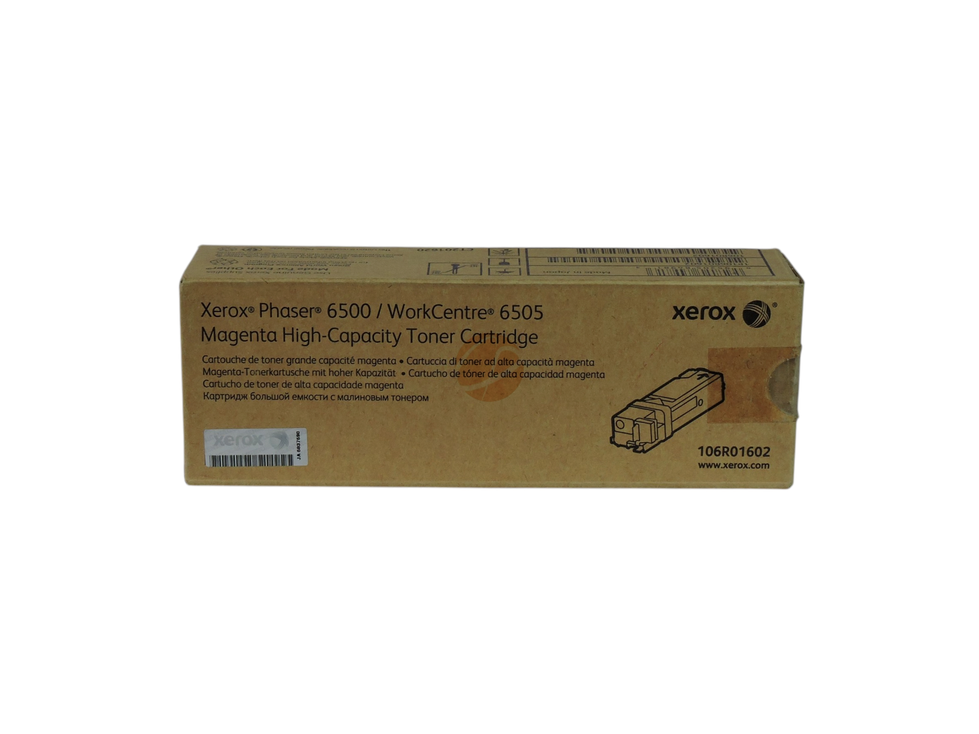 Cartucho de tóner magenta original Xerox 106R01602 para impresoras Phaser 6500 y 6505 de Compras Perfectas