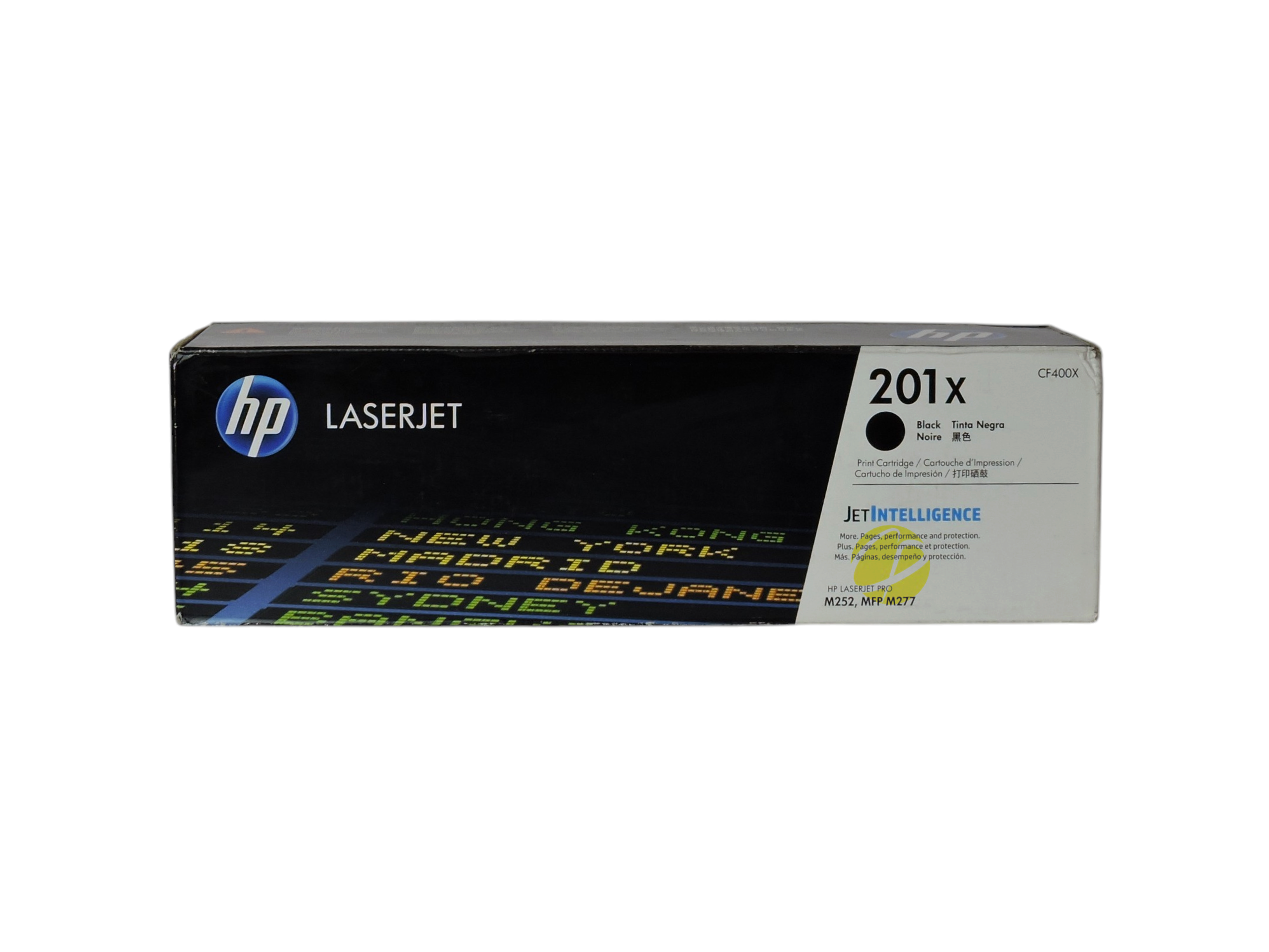 Caja de cartucho de tóner negro original HP 201X CF400X con tecnología JetIntelligence de Compras Perfectas