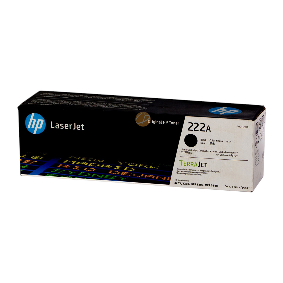 Cartucho de tóner negro original HP 222A de Compras Perfectas para impresoras láser Color LaserJet Pro