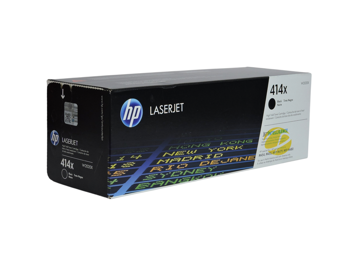 Caja de cartucho de tóner negro original HP 414X de Compras Perfectas para impresoras láser LaserJet Pro