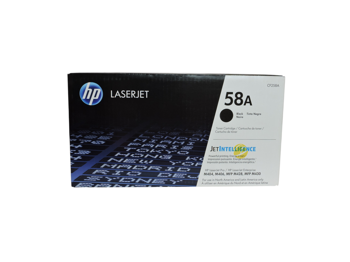 Caja de cartucho de tóner negro original HP 58A de Compras Perfectas para impresoras láser LaserJet Pro